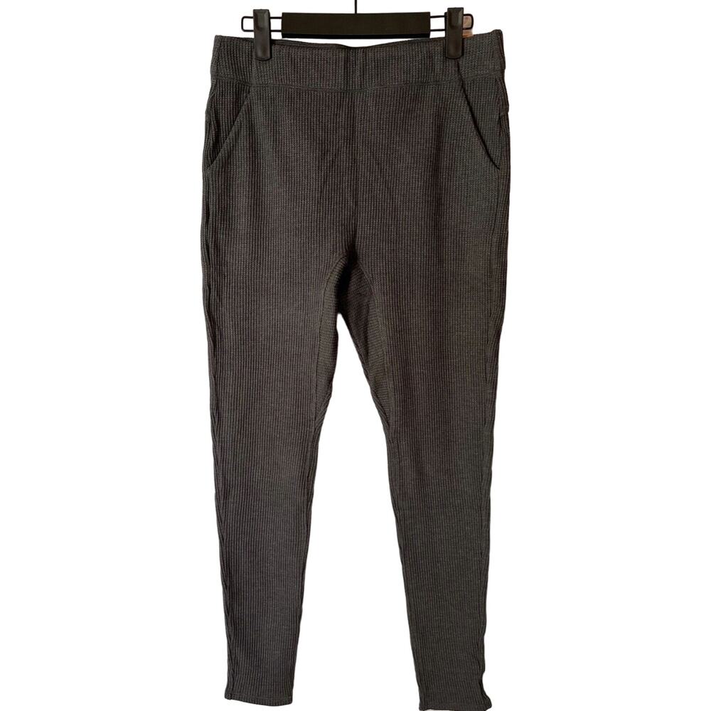 NWOT LUNYA Restore Thermal Waffle Knit high rise leggings Gray Size M